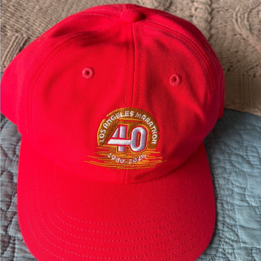 Pink Los Angeles Marathon 40th Anniversary Cap